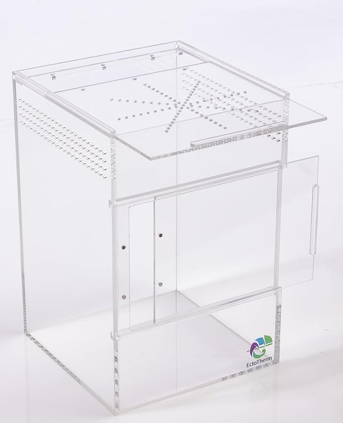 EctoTherm Jumping Spider Enclosure - for Habitat, Terrarium Kit and Arboreal Tarantula Enclosure