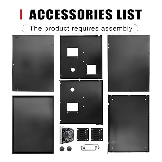 Lockable Generator Box for Outside/RV/Truck/Trailer, Outdoor Generator Shed Storage Box Quiet Enclosure (30"x22"x24")