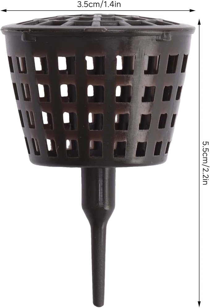 Bonsai Fertilizer Cups, 100PCS Plastic Mesh Basket with Lid Garden Nutrition Box Tools for Succulents and Orchids – Large Size for Easy Plant Feeding, Indoor Ou