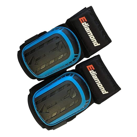 EDiamondTools Professional Knee Pads for Construction, Flooring and Cleaning with Heavy-duty Gel Cushion & Anti-Slip Adjustable Straps