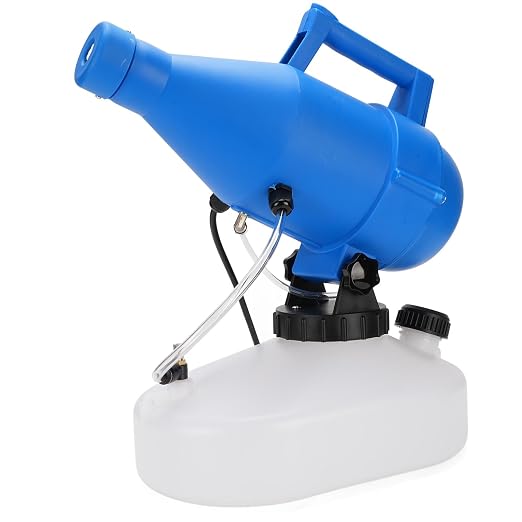 4.5L Electric Fogger Sprayer Portable Adjustable Output - Efficient Atomization Mist for Hotels, Schools, Gardens and Indoor & Outdoor Use