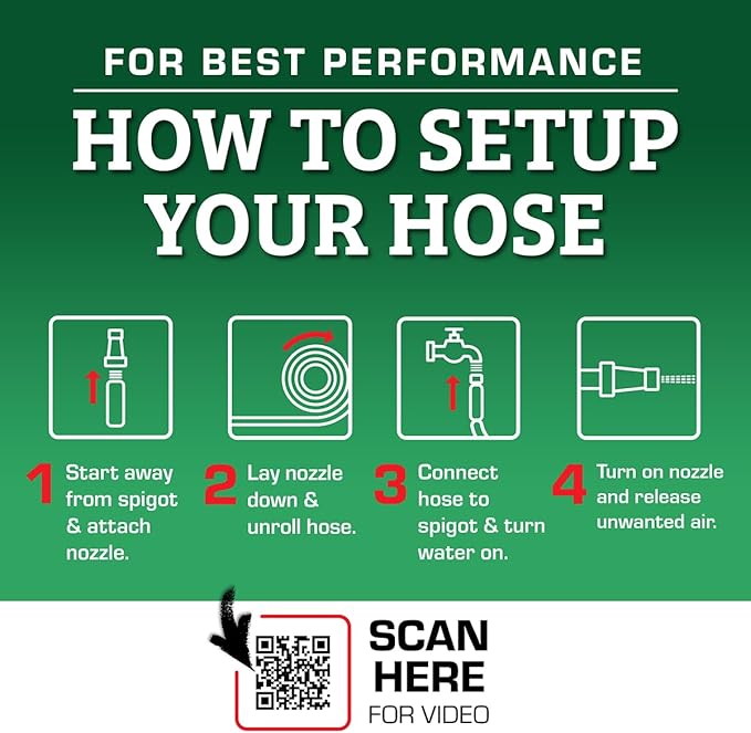 Flexzilla Colors SwivelGrip Garden Hose 5/8 in. x 5 ft., Lightweight All-Weather Water Hose, Durable and Flexible, Leak-Free Connections, Forest Green
