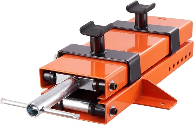 VEVOR Motorcycle Lift, 1100 LBS Motorcycle Center Scissor Lift Jack with Saddle & Safety Pin, Steel Motorcycle Jack Hoist Stand for Street Bikes, Cruiser Bikes, Touring Motorcycles