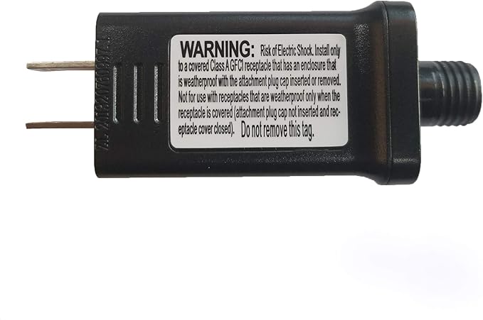 12V 0.6A Replacement Inflatable Adapter UL Listed | Power Supply Transformer 12Vdc 600mA for Holiday Blow Ups Christmas Yard Decorations Halloween LED Lawn Garden Inflatables Taiju Compatible