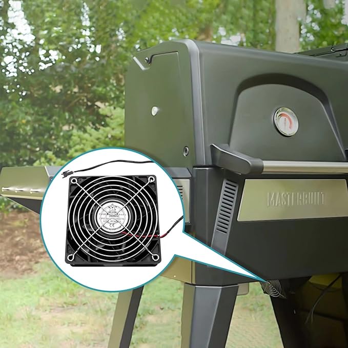Replacement Fan Kit Compatible with Masterbuilt Gravity Series 560/800/1050 Digital Charcoal Grill + Smoker, Replace Part Accessories 9904190040 for Masterbuilt MB20041020, MB20040221, MB20041220