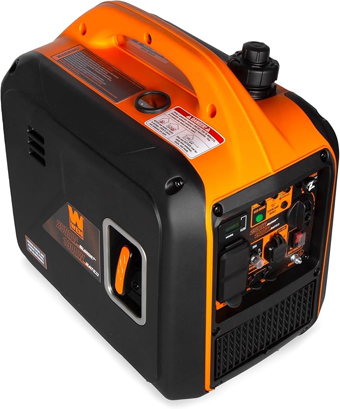 WEN 2500-Watt Inverter Generator, Quiet, Portable, and Lightweight with Fuel Shut Off (56250i)