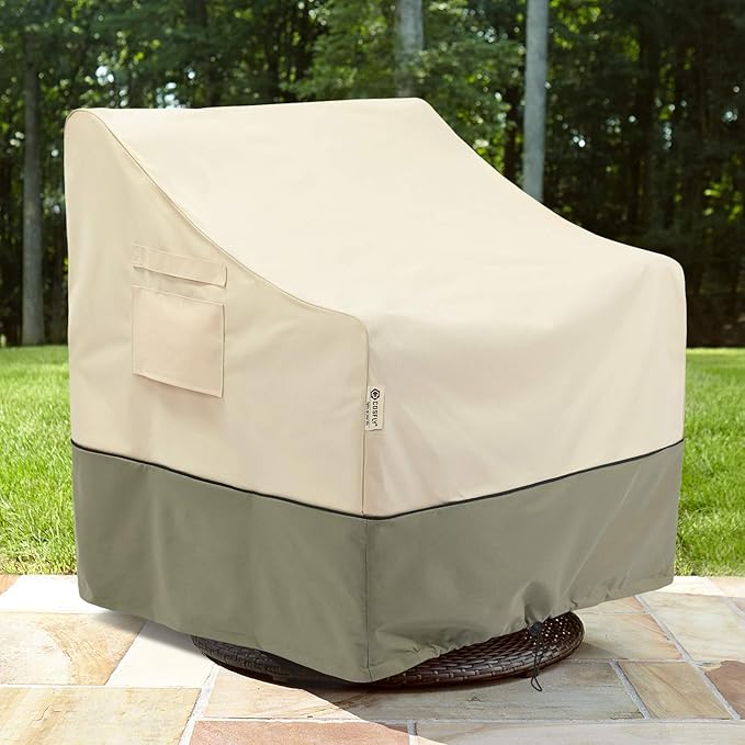 COSFLY Outdoor Furniture Patio Chair Covers Waterproof, Lounge Deep Seat Cover, Lawn Furnitures Covers Fits up to 36W x 37D x 36H inches(2 Pack)