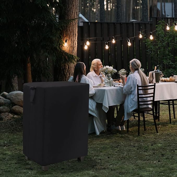 Prep Table Cover for Keter Unity Outdoor Kitchen Portable Bar Cart, Waterproof Patio BBQ Grill Cart Cover, for Outdoor Pizza Oven Table Stand - 32 x 24 x 32 Inch