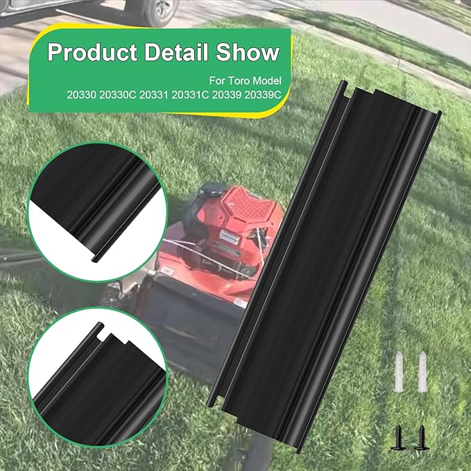 115-8420 144-6431 Trailing Shield for Toro 22" Recycler Lawn Mowers / 22” Walk Behind Lawn Mower, Compatible with 20330, 20330C, 20339C, 20331, 20350, 20331C, 20339, 20351, 20378, 20954, 20370 (1PCS)