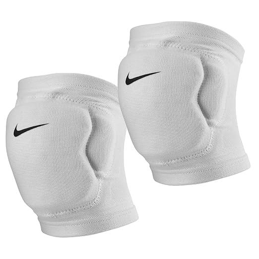 Nike Premium Dri-Fit Knee Pads (1 Pair), Essential/Streak/Varsity, Cushioning/Sweat-wicking/Unisex (Varsity White - XL/XXL)