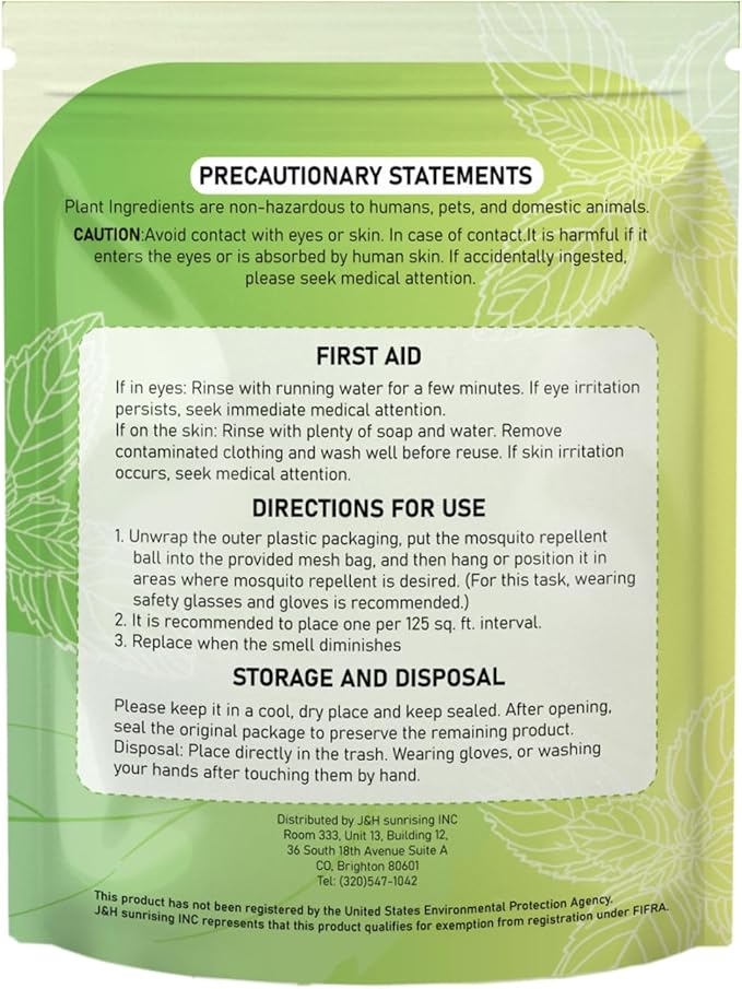 Mosquito Repellent Outdoor Patio, Mosquitoes Repellent Outdoor Powerful, Patio Mosquito Repellent Outdoor for Yard, Camping, Child&Pets Friendly 20 Pack