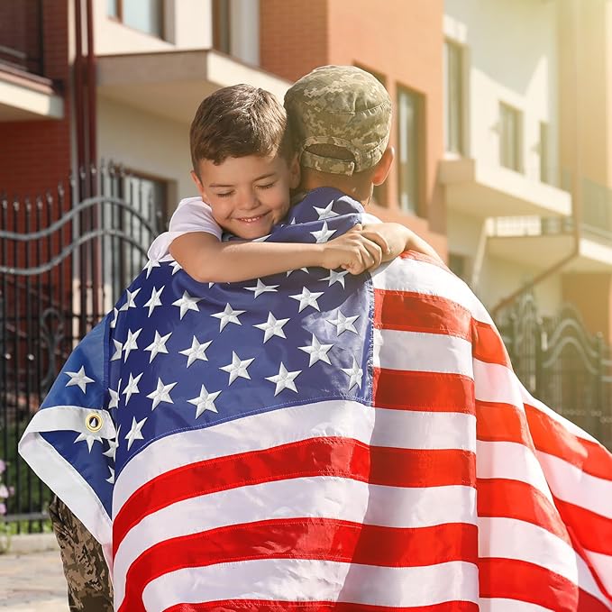 2.5x4 American Flag Outdoor Heavy Duty,2.5by 4American Flag,US Flag,2.5' x 4' America Flag,America Flags For Outside 2.5x4,Embroidered USA Flags 2.5x 4,Long Lasting Best High Wind all Weather US Flags