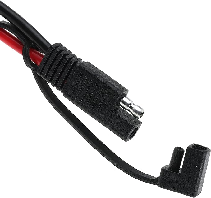 10AWG SAE Extension Cable 10 Gauge SAE to SAE Extension Cord with Two Prong Connectors for Solar RV Automotive (10FT)