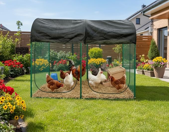 Crop Cages for Garden Plant: 8.2x4.1x6Ft Shade Cloth Plant Cage, Plant Netting Cover with Zipper, Raised Bed Cover, Plant Cover from Animal Wind-Resistant Garden Cage for Fruit Vegetable Flower