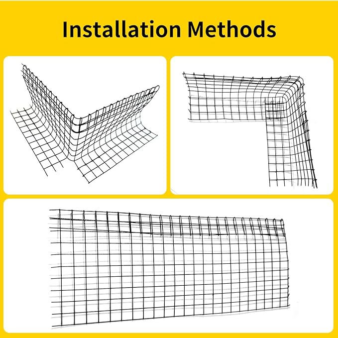 Solar Panel Bird Guard,6in X 100ft Critter Guard for Solar Panels,1/2inch mesh Black Coated Galvanized Rust-Resistant Net,roof Protection net Kit,with 80 Fastener Clips and Cutting Scissor