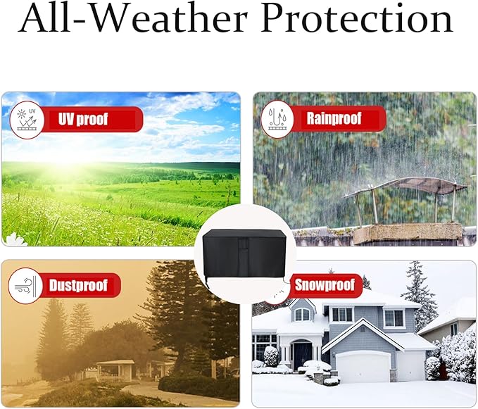 Storage Sheds Cover Fit for Devoko Outdoor Storage Cabinet, Waterproof Storage Box Storage Cabinet Cover- 48"L x 26"W x 37"H