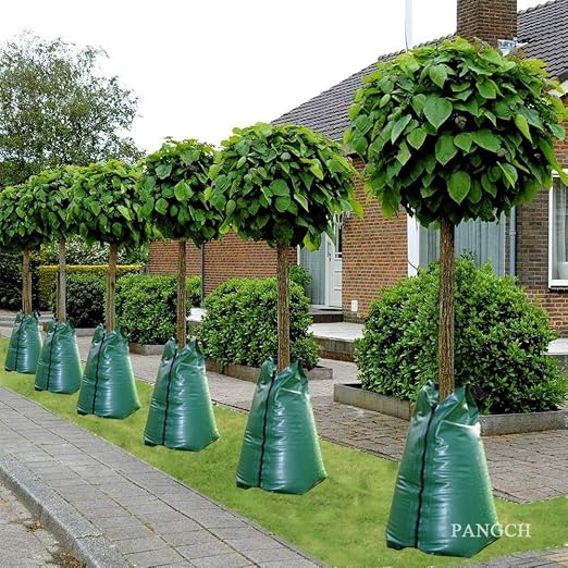 Tree Watering Bag, 20 Gallon Slow Release Tree Watering Bags-Drip Irrigation Bag for Newly Planted or Established Trees (4 Packs)