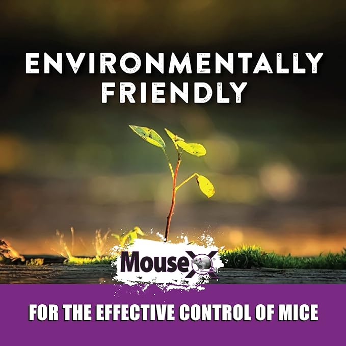 EcoClear Products 620200-6D MouseX Pellets - Effective for All Species of Rats and mice, 8 oz. Bag
