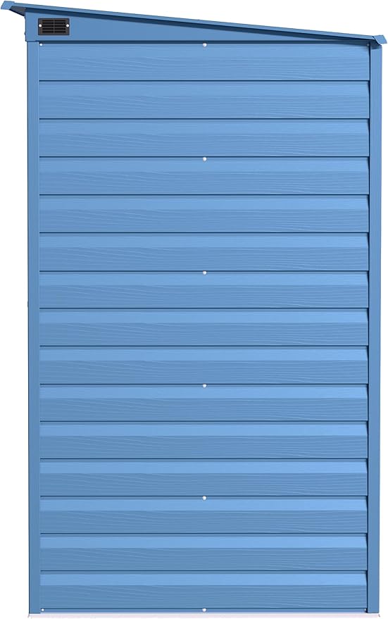 Arrow Sheds 6' x 4' Outdoor Steel Storage Shed, Blue