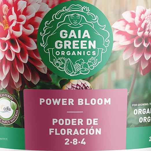 GAIA GREEN Easy to Use Long Lasting Multi-Ingredient Power Bloom for Root Development, Flowering and Fruiting Plants, 2 Kilograms
