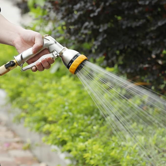 FANHAO Heavy Duty Fireman's Hose Nozzle+Garden Hose Nozzle Sprayer