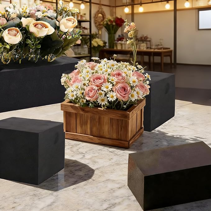 8 Piece Reusable Floral Foam Blocks, 6 x 3 x 2.5 Inch, Water Resistant, for Artificial Flower Arrangements, Outdoor Planters, Wedding Decor (8, 6 * 3 * 2.5)