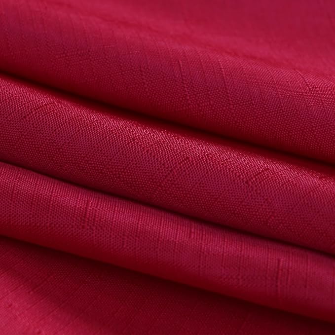 Patio Seat Cushion Covers,Washable Slip Covers Replacement,Waterproof Outdoor Furniture Chair Cushion Pillow Seat Cover for Couch,Garden,Sofa,Red,24"×22"×4"(4 Covers Only)