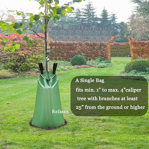 Tree Watering Bag, 20 Gallon Water Bags for Trees Slow Release Drip Irrigation Bag for Trees (3 Packs)