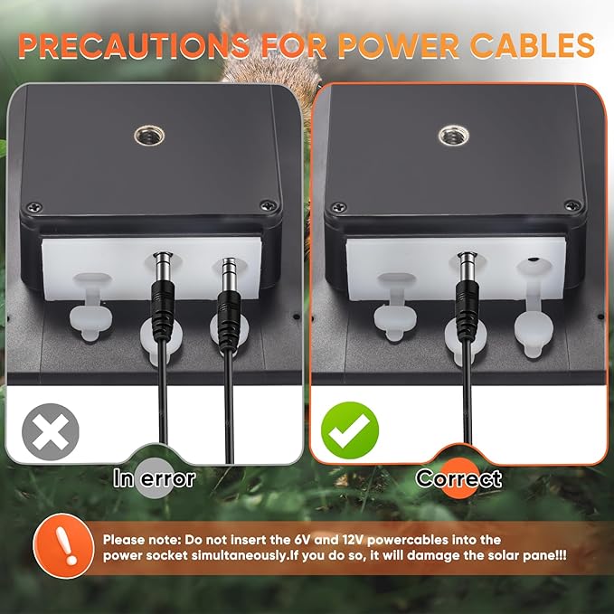 Trail Camera Solar Panels,3W Solar Kit Build-in 5000mAh Rechargeable Battery, Hunting Accessories for IP66 Waterproof, 5V Solar Power for Trail Camera