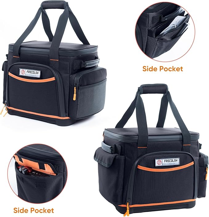 Travel Carrying Case Compatible with Jackery Explorer 1000, Portable Power Station Storage Case with Water- proof Bottom and Pocket for Jackery Accessories Solar Generator Storage Bag Only