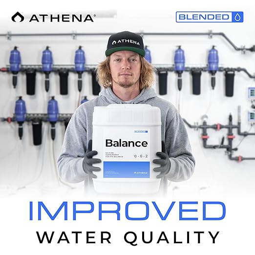 Athena Blended Balance | Liquid pH Buffer & Stabilizer for RO Water | Formula for Hydroponics | Sediment-Free, Dosatron Compatible | 5 Gallon