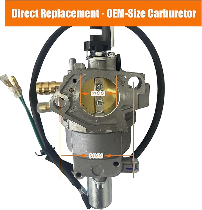 Huayi Carburetor for Westinghouse WGen9500DF 9500DFC Dual Fuel Generator 457cc Egine