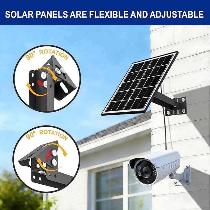 Eco-friendly 4.5W 5V Monocrystalline Solar Panel, Type-C Interface, IP66 Waterproof, 6.5-foot Cable, High Conversion Rate, Compatible with Various Electronic Devices