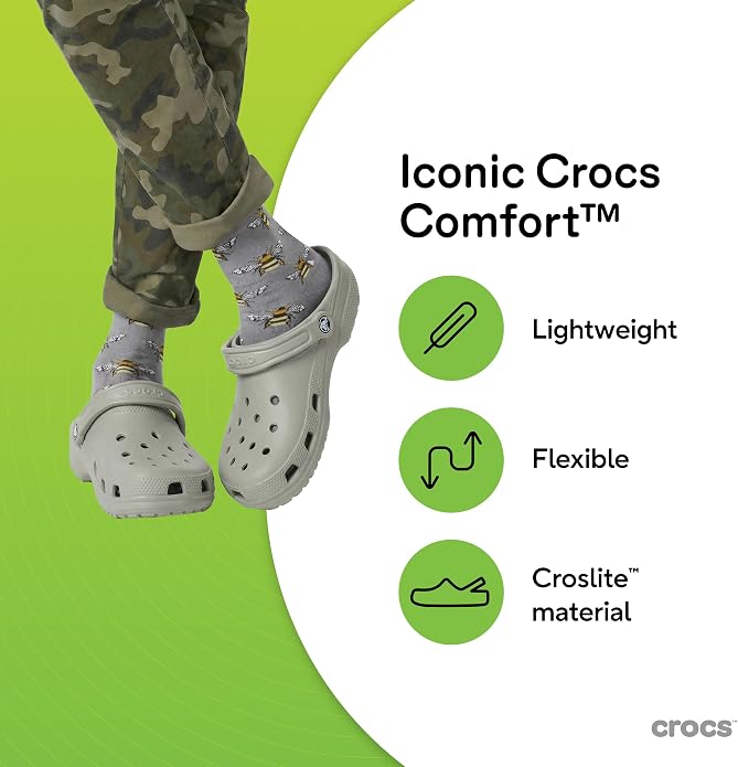 Crocs Unisex-Adult Classic Clog, Clogs for Women and Men