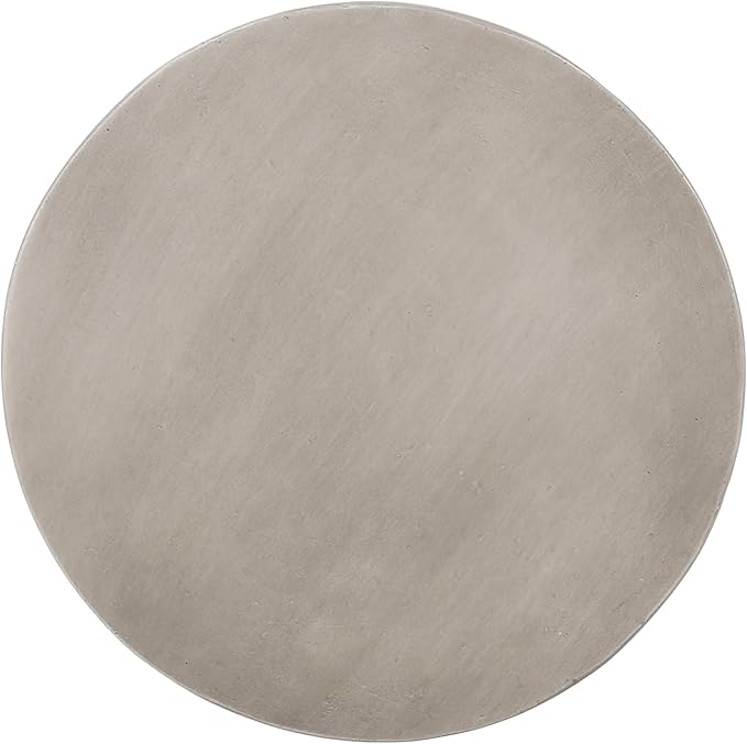 Christopher Knight Home Cayce Outdoor Lightweight Concrete Side Table, Concrete Finish