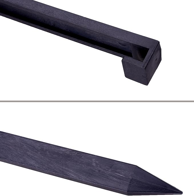 Landscape Edging Spikes, 30 Pcs 10 Inch Garden Spikes Anchoring Spikes for Paver Edging, Weed Barriers, Turf, Tent, Weed Barrier, Timber, Carpentry, Tent etc. (30, Black)
