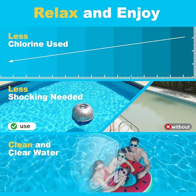 4 Pack Hot Tub Cartridges Replacement for Ease Floating System, CYA Free