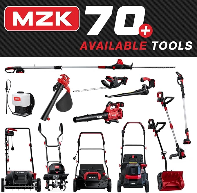 MZK 15-inch 2-in-1 Electric Dethatcher and Scarifier w/Removeable 5-Position Height Adjustment,Lawn dethatcher w/12-Gallon Thatch Collection Bag,Keep Lawn Health