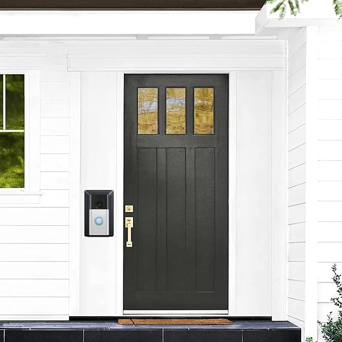 Solar Charger - Compatible with Ring,Video Doorbell 3, Video Doorbell 3 Plus, Video Doorbell 4, Battery Doorbell Plus, Battery Doorbell Pro