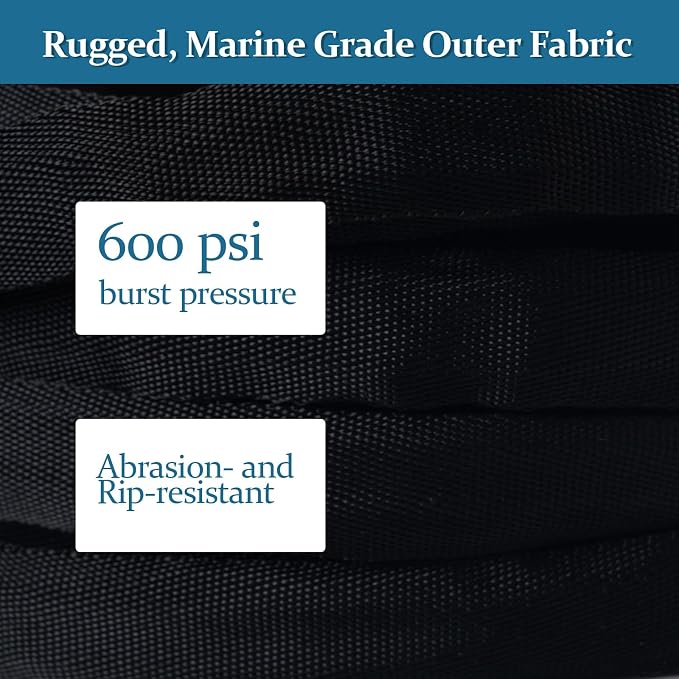 Garden Hose 75 ft, Made of TPE (BetterThan PVC/Hybrid Polymer), Lightweight yet Durable Water Hose with Ergonomic Grip, Drinking Water Safe Material, All-Weather, 3/4" GHT Fittings