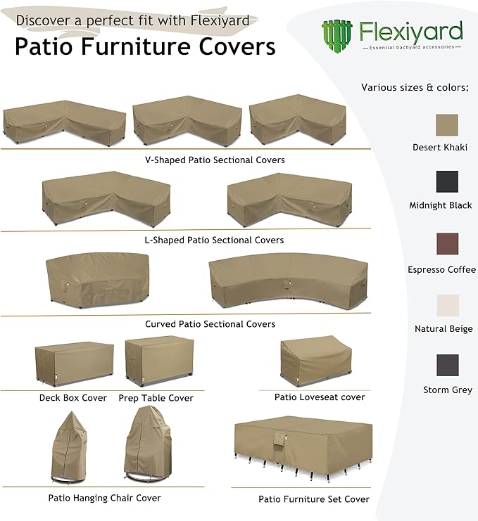 Patio Deck Box Cover, 63x30 Inch Fire Pit Covers with Straps and Handles, Waterproof Heavy Duty Outdoor Furniture Winter Cover for Keter, Suncast, Lifetime Container