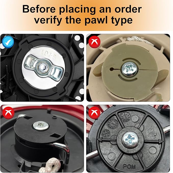 SOFO Original Pull Start Assembly for Champion 196cc 208cc 212cc 224cc 3000 3500 4000 4500 Watt 5.5hp 6.5hp Engine CPE Generator Water Pump Pressure Washer Recoil Starter Pull Cord Replacement
