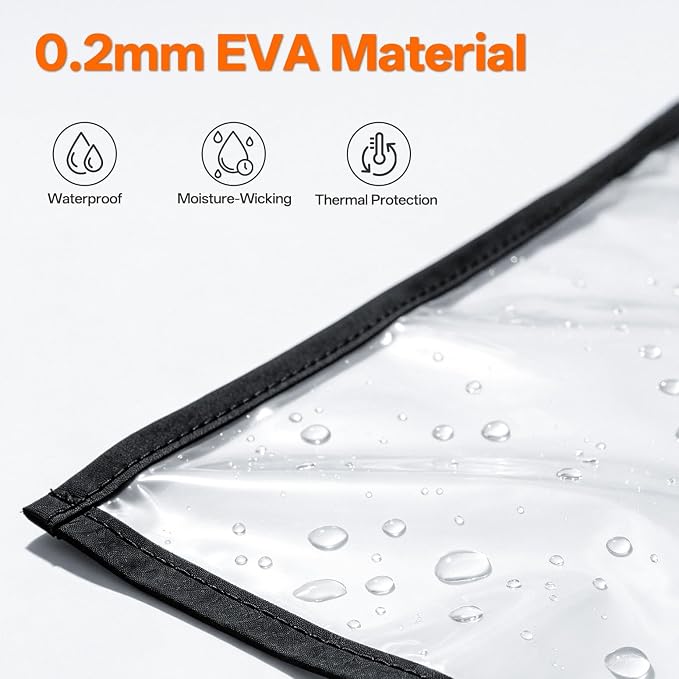 Bstrip 36.6"x14.5"x69.7" Greenhouse Cover Replacement with Base Tray – Indoor Transparent Plant Tent for 35.4"x13.7"x70.9" Plant Shelf, EVA Waterproof, Roll-Up Door & Vent Windows