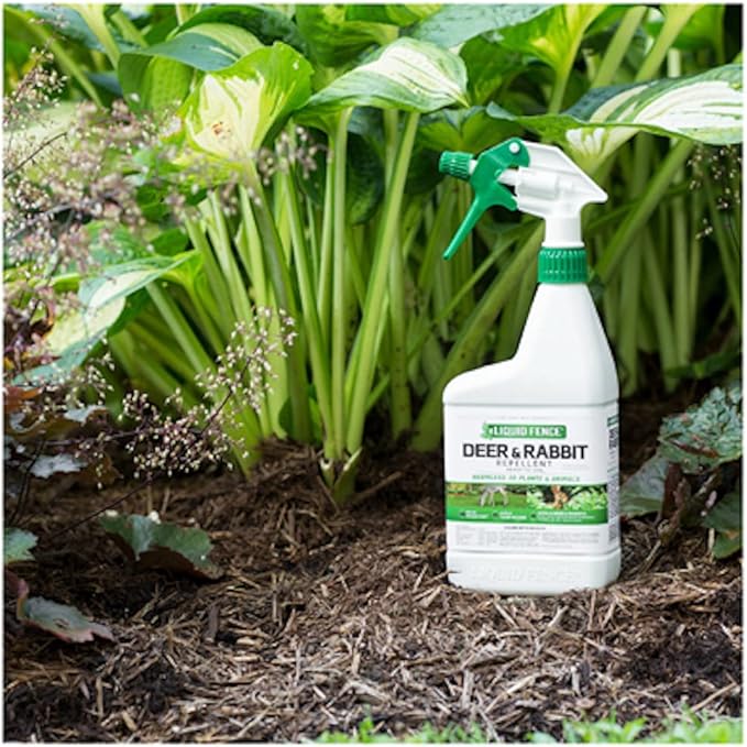 Liquid Fence 112 1 Quart Ready-to-Use Deer & Rabbit Repellent (Pack of 2)