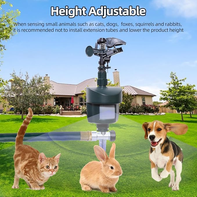 Motion Activated Sprinkler Repellent Detector for Garden Outdoor Waterproof