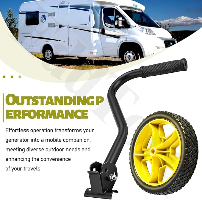 GNA410 Generator Wheel and Handle Kit for W-EN 4500 and 4750-Watt Generators, Compatible with W-EN DF475T, DF475, GN4500, DF472, DF475X, DF472X