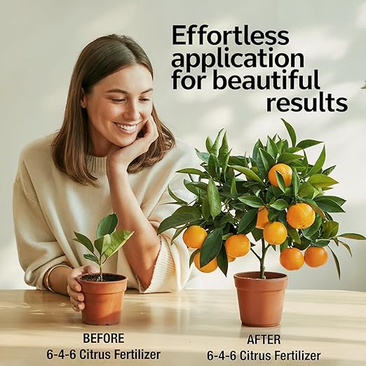 ππππππππππ Citrus Fertilizer + Vital Micronutrients - Perfect Balanced NPK for All Citrus - for Indoor and Outdoor Plants - Orange, Lime, Avocado and Lemon Tree Fertilizer - 20 QUARTS