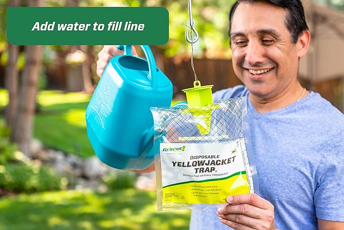 RESCUE! Disposable Summer Yellowjacket Trap - Central & Eastern Formula - 6 Traps