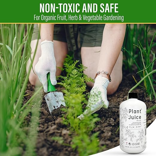 Elm Dirt Bloom & Plant Juice Liquid Fertilizer Bundle - Bloom Booster & Organic Fertilizer for All Plants | Bloom & Plant Fertilizer, Outdoor & Indoor Plant Food for House Plants, Plant Nutrients
