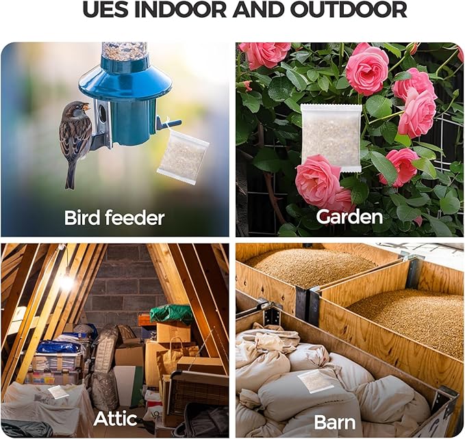 Squirrel Repellent 12 Packs, Keep Squirrels Out of Flower Pots Farmland, Natural Squirrel Deterrent for Bird Feeders, Chipmunk Repellent for Garden Patio, Repel Squirrels from Attic Car Indoor